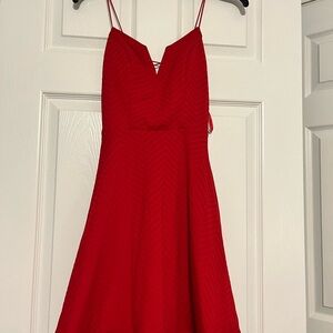 City Studio Vibrant Red Mini Dress